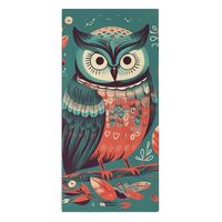 FodPand Owl and Flower Bath Towel Highly Absorbent Extra Large Bath Towels Microfiber Quick Drying B