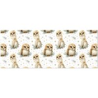 susiyo Cute Owls Gift Wrapping Paper Perfect for Wedding, Baby Shower, Valentine's Day, Christm