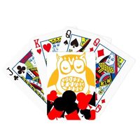 DIYthinker Cartoon Fat Owl Protect Animal Pet Lover Symbol Poker Playing Card Classic Game
