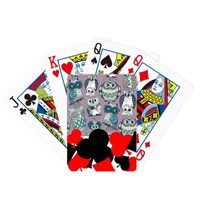 DIYthinker Flower Stripe Owl Art Deco Fashion Symbol Poker Playing Card Classic Game