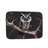 Late Night Owl Laptop Case Sleeve 10 inch, Shockproof Protective Notebook Case Travel Laptop Bag Bri