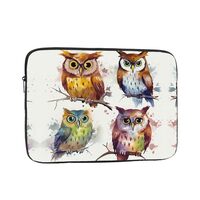 Owls Birds Laptop Case Sleeve 15 inch, Shockproof Protective Notebook Case Travel Laptop Bag Briefca