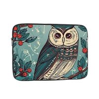 Owl on Tree Branch Laptop Case Sleeve 10 inch, Shockproof Protective Notebook Case Travel Laptop Bag