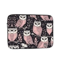 Owl Pattern Laptop Case Sleeve 15 inch, Shockproof Protective Notebook Case Travel Laptop Bag Briefc