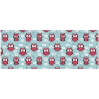 susiyo Red Owls Pattern Gift Wrapping Paper Perfect for Wedding, Baby Shower, Valentine's Day,