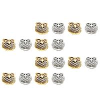 LALAFINA 30Pcs Owl Spacer Beads Zinc Alloy Loose Charms for Jewelry Making DIY Bracelets Necklaces E