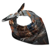 Satin Square Scarf for Women 18 Inch Soft Silk like Scarves Elegant Lightweight Owl Print Bandanas F