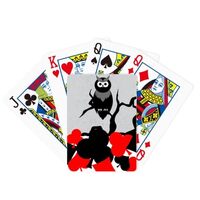 DIYthinker Owl Tree Night Time Halloween Symbol Poker Playing Card Classic Game