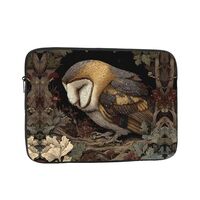 WHJSHOP Sleeping owl Prints Portable Shockproof Laptop Sleeve Case for Men and Women Business Travel