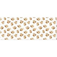 OTVEE Nocturnal Owl Pattern Design Birthday Wrapping Paper Roll, Mini Roll Gift Wrap Perfect for Wed