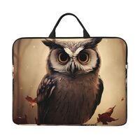 Cute Owl Laptop Case 14 in, TSA Laptop Sleeve Shockproof Protective Notebook Case Water Resistant Co