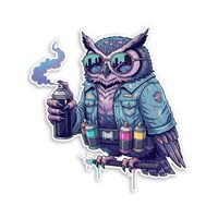 Gravity Owl Premium Vinyl Stickers for Adults, Waterproof Water Bottle Stickers for Kids and Teens,