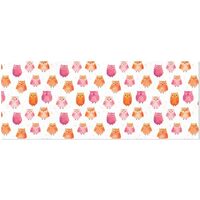 susiyo Cute Pink Orange Owls Gift Wrapping Paper Perfect for Wedding, Baby Shower, Valentine's 