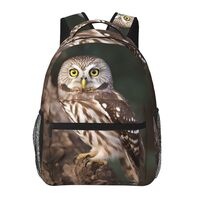 NBCCDVSH Wildlife Animal Owl Travel Backpack for Women Men 15.6 inch Laptop Backpack Casual Work Bus