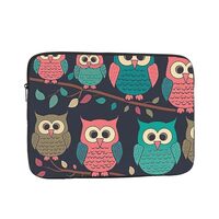Laptop Case Sleeve 10 Inch, Slim Protective Travel Carrying Case Waterproof Briefcase Bag Cute Owls 