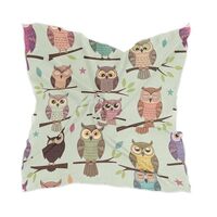 Gravopti Owls Sitting Pattern Square Satin Scarf for Women, Silk Feeling Headscarf Neck Wrap Lightwe