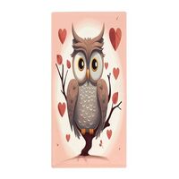 FodPand Owl Lover Towel Extra Large Bath Towels Lightweight Quick Dry Beach Towels Soft and Absorben