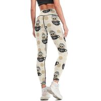 Colorful Owl Leggings for Women High Waisted Yoga Pants for Workout Gym