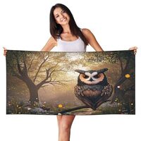 HCVXBSA Customized Bath Towels - Unique Design, Soft and Quick-Dry Microfiber Towel Set for Home, Tr