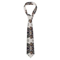 WMASTNjgdA Elegant Customized Ties for Men - Unique Design, Full-Print Polyester Ties for All Occasi