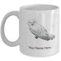 Personalized Snowy-owl Mug Coffee Cup For Snowy-owl Lovers