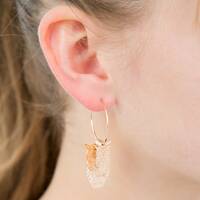Owl Hoop Earrings: 3D Dangle Earrings