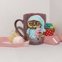 Owl Gift, Owl Mug, Owl Art, Owl Gifts for Owl Lovers, Owl Coffee Cup for Women, Gift For Her Valenti