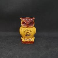 Vintage owl figurine pepper shaker | Made in Scotland |