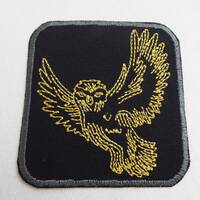 Owl In Flight Embroidery Iron-on Patch