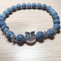 Owl Inspired Beaded Bracelet, Owl Inspired, Beaded Owl Bracelet, Owl Bracelet, Bracelet made of bead