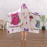 Hooded Towel - Owl Friends