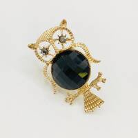 Huge Owl Statement Ring - extra large Owl Ring - size 7 ring - adjustable cocktail ring - Huge Bird 