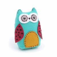 HobbyGift Pincushion - Owl - Hoot Design - Crafts Pins Sewing Knitting