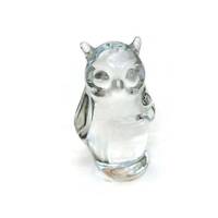 Small vintage glass owl 2.5” tall