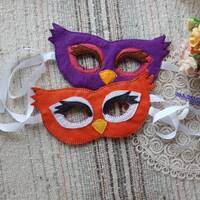 Owl Felt Mask Pattern: DIY Halloween Costume (PDF)
