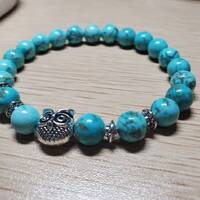 Owl Inspired Beaded Bracelet, Owl Inspired, Beaded Owl Bracelet, Owl Bracelet, Bracelet made of bead