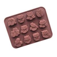 Owl Silicone Mould for Chocolate Jelly Pudding Fondant DIY Craft