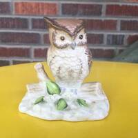 Shafford Owl | Vintage Hand Decorated Fine Bone China Owl