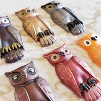 Wise Owl Magnets - Halloween - Magnets made of resin