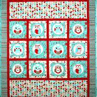 Flirty Owls baby quilt