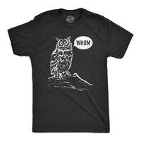 Owl Shirts, Whom, Grammar Police Shirt, English Teacher Shirt, Gifts For Novelists, Funny Writers Sh