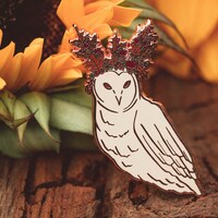 PRE-ORDER* Mabon Owl - Enamel Pin