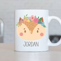 Owl Mug, Personalized Owl Coffee Cup, Owl Present, Owl Gift Ideas, Owl Birthday Gifts LL34
