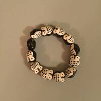 Owl Beaded Bracelet. Made of Metal Beads. Unique and Adorable. A Nice Gift to Someone Special.