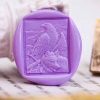 Wolf and Owl Wax Seal Stamp Kit, Wedding Invitation Sealing