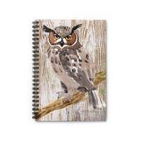 Awesome Owl Spiral Notebook - Ruled Line