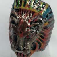 Hand coloured Owl Ring.