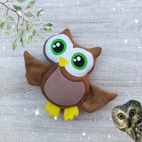 Owl Stuffie ITH Embroidery Machine Pattern