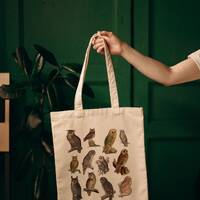 Owl Tote Bag Cottagecore Tote Bag Aesthetic Bird Tote Bag Trendy Tote Bag Wildlife Tote Bag Dark Aca