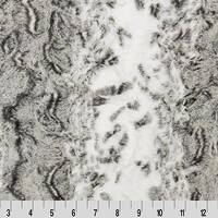 Shannon Fabrics Luxe Cuddle Snowy Owl Charcoal Minky Fabric